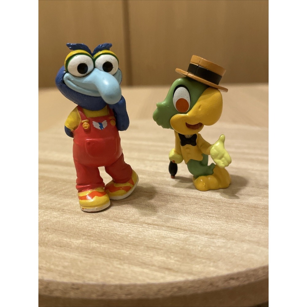 Disney PVC Figure Lot Jose Carioca Gonzo Muppet Babies Just Play 2" Toys